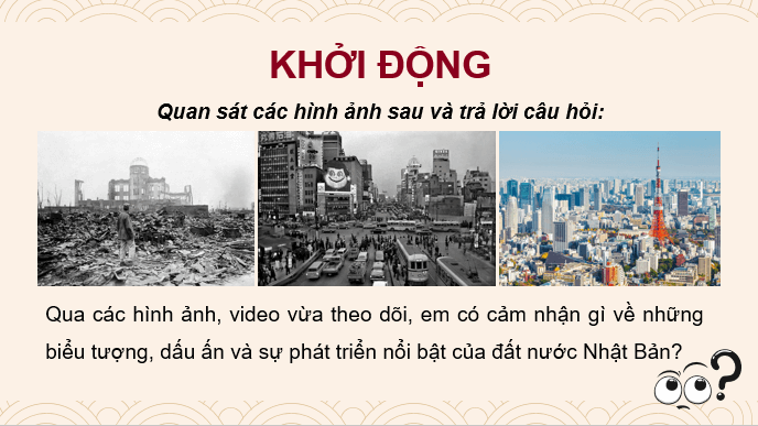 Giáo án điện tử Chuyên đề Sử 12 Chân trời sáng tạo Nhật Bản sau chiến tranh thế giới thứ hai (1945 – 1973) | PPT Chuyên đề Lịch sử 12