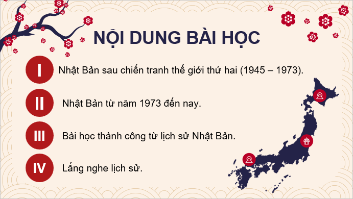 Giáo án điện tử Chuyên đề Sử 12 Chân trời sáng tạo Nhật Bản từ năm 1973 đến nay | PPT Chuyên đề Lịch sử 12
