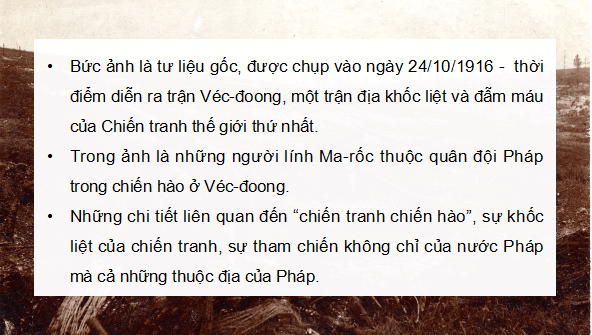 Giáo án điện tử Lịch Sử 8 Chân trời sáng tạo Bài 12: Chiến tranh thế giới thứ nhất (1914-1918) | PPT Sử 8