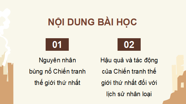 Giáo án điện tử Lịch Sử 8 Chân trời sáng tạo Bài 12: Chiến tranh thế giới thứ nhất (1914-1918) | PPT Sử 8