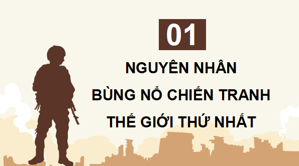 Giáo án điện tử Lịch Sử 8 Chân trời sáng tạo Bài 12: Chiến tranh thế giới thứ nhất (1914-1918) | PPT Sử 8