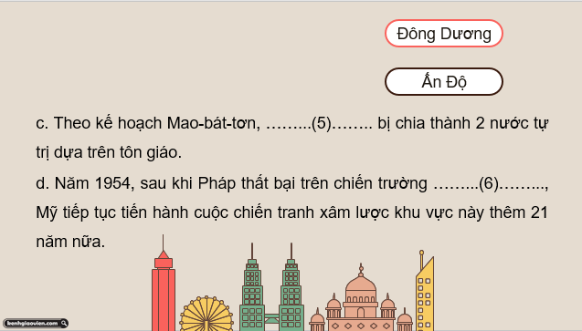 Giáo án điện tử Lịch Sử 9 Cánh diều Bài 10: Châu Á từ năm 1945 đến năm 1991 | PPT Lịch Sử 9