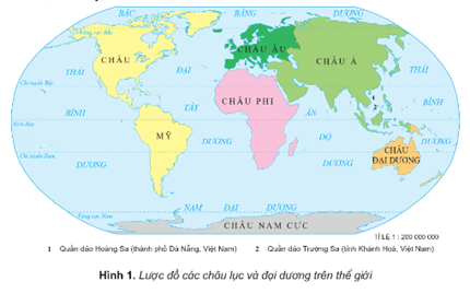 Giáo án Lịch Sử và Địa Lí lớp 5 Cánh diều Bài 20: Các châu lục và đại dương trên thế giới