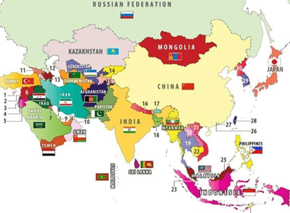 Giáo án Lịch Sử và Địa Lí lớp 5 Cánh diều Bài 20: Các châu lục và đại dương trên thế giới