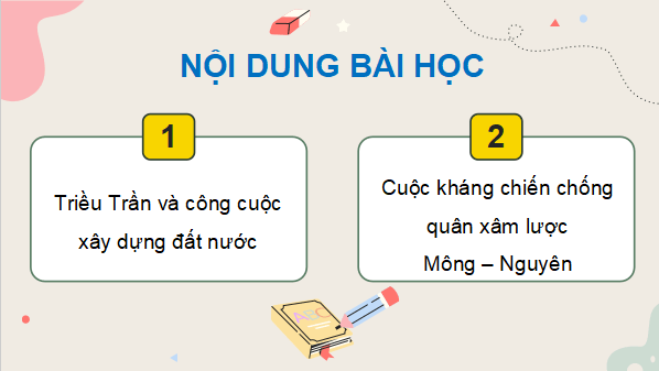 Giáo án điện tử Lịch Sử và Địa Lí lớp 5 Kết nối tri thức Bài 10: Triều Trần xây dựng đất nước và kháng chiến chống quân Mông - Nguyên xâm lược | PPT Lịch Sử và Địa Lí 5