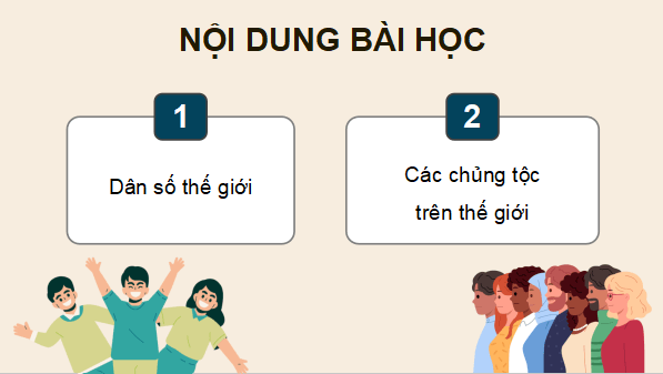 Giáo án điện tử Lịch Sử và Địa Lí lớp 5 Cánh diều Bài 21: Dân số và các chủng tộc trên thế giới | PPT Lịch Sử và Địa Lí 5