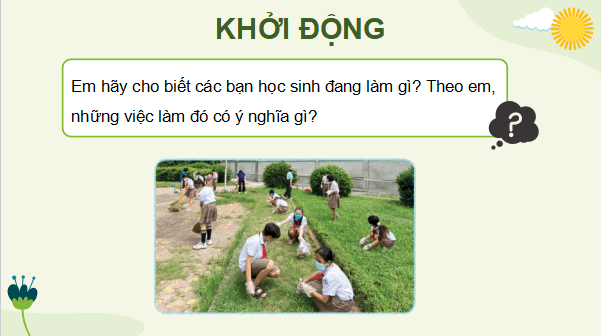 Giáo án điện tử Lịch Sử và Địa Lí lớp 5 Cánh diều Bài 23: Xây dựng thế giới xanh - sạch - đẹp | PPT Lịch Sử và Địa Lí 5