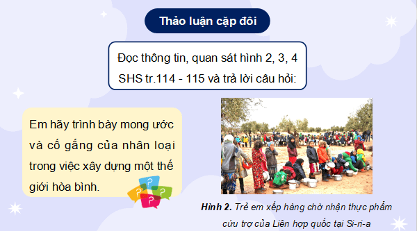 Giáo án điện tử Lịch Sử và Địa Lí lớp 5 Cánh diều Bài 24: Xây dựng thế giới hoà bình | PPT Lịch Sử và Địa Lí 5