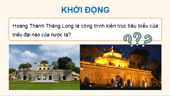 Giáo án điện tử Lịch Sử và Địa Lí lớp 5 Cánh diều Bài 9: Triều Lý và việc định đô ở Thăng Long | PPT Lịch Sử và Địa Lí 5