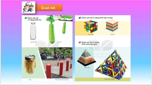 Giáo án điện tử Mĩ thuật lớp 1 Kết nối tri thức Chủ đề 6: Sáng tạo từ những khối cơ bản | PPT Mĩ thuật 1