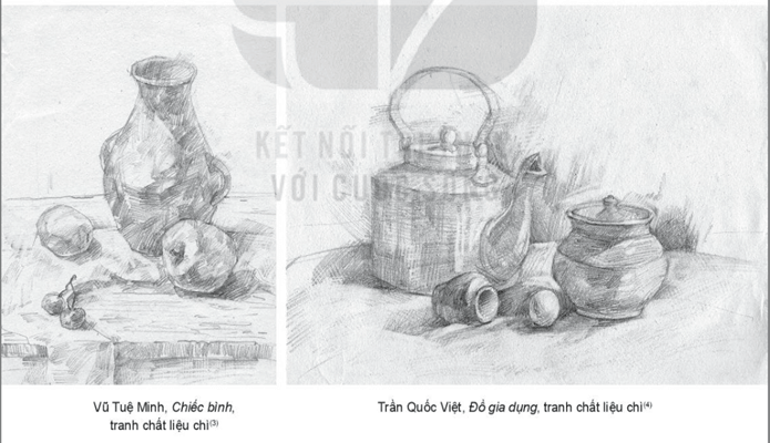 Giáo án Mĩ thuật 10 Kết nối tri thức Bài 3: Tranh tĩnh vật chất liệu chì, than