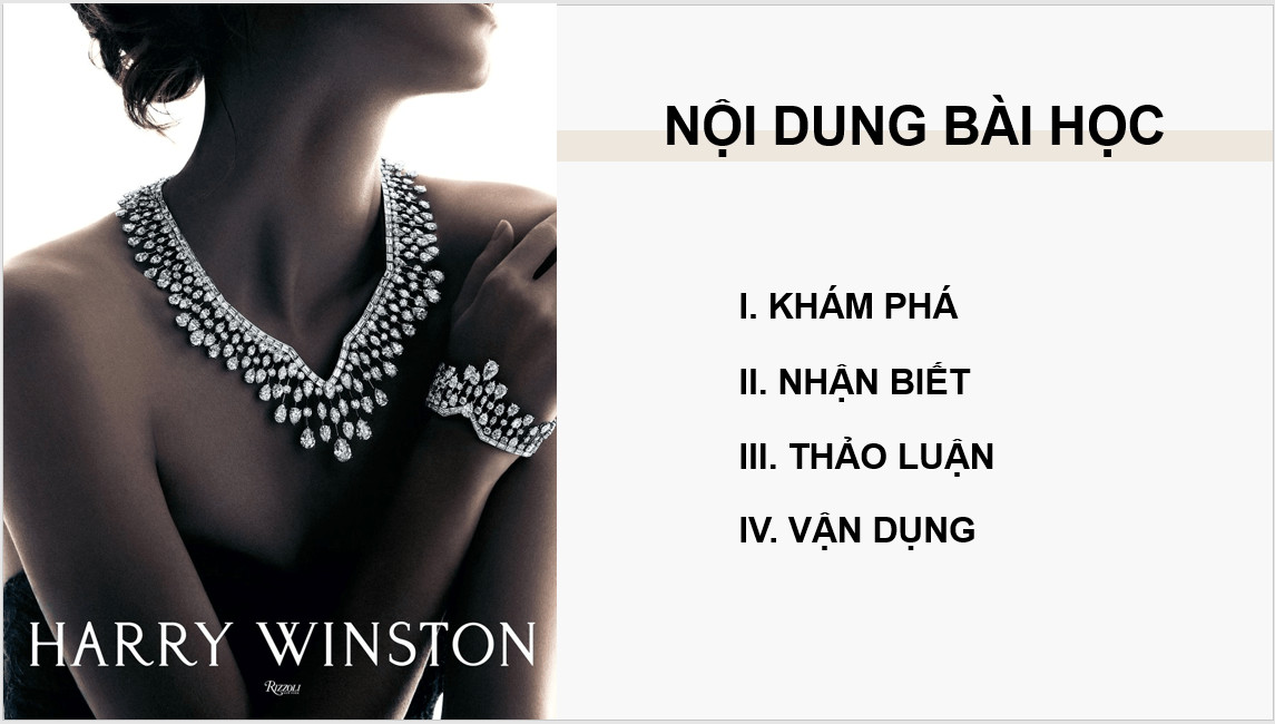Giáo án điện tử Mĩ thuật 11 Kết nối tri thức Bài 1: Khái quát về lĩnh vực thiết kế trang sức | PPT Mĩ thuật 11