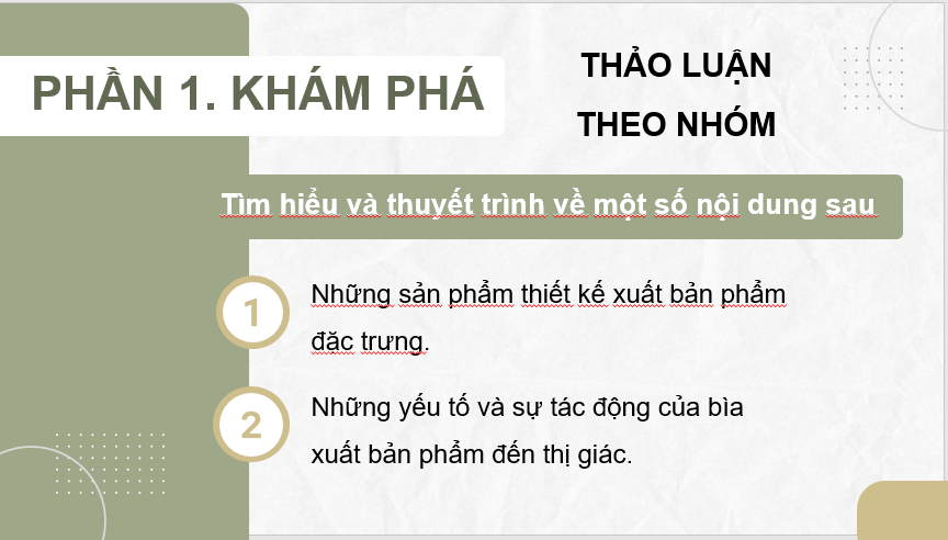 Giáo án điện tử Mĩ thuật 11 Kết nối tri thức Bài 1: Khái quát về thiết kế xuất bản phẩm | PPT Mĩ thuật 11