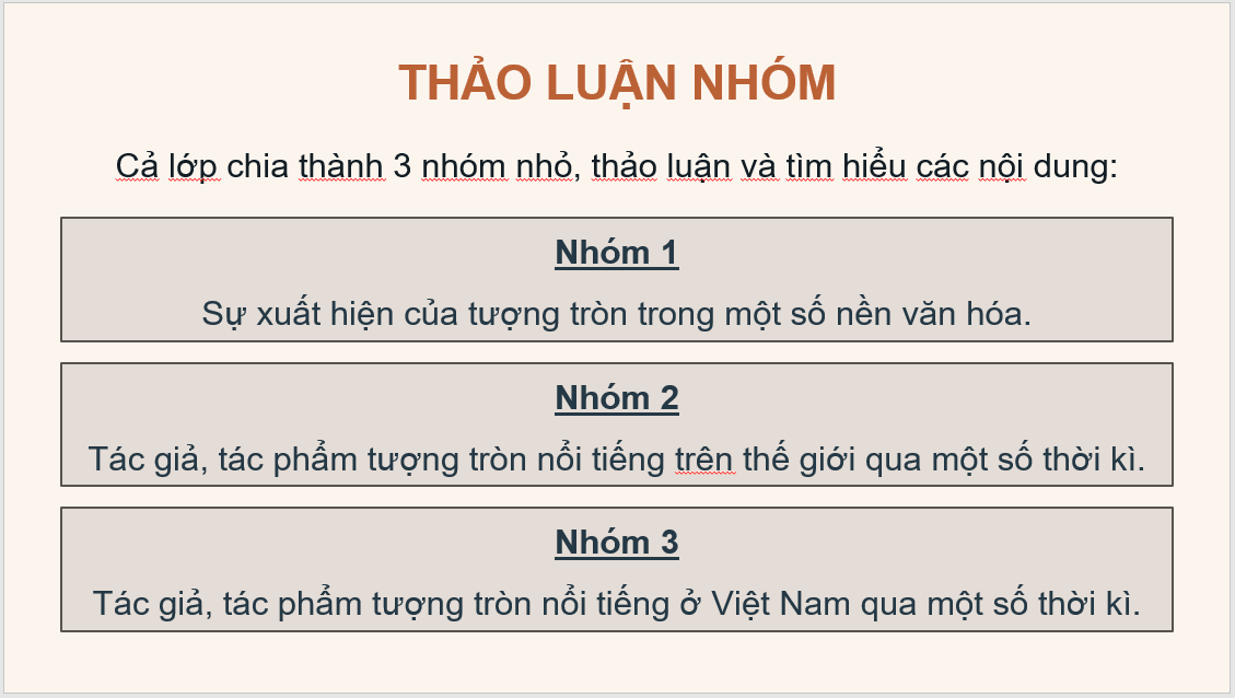 Giáo án điện tử Mĩ thuật 11 Kết nối tri thức Bài 1: Khái quát về tượng tròn | PPT Mĩ thuật 11