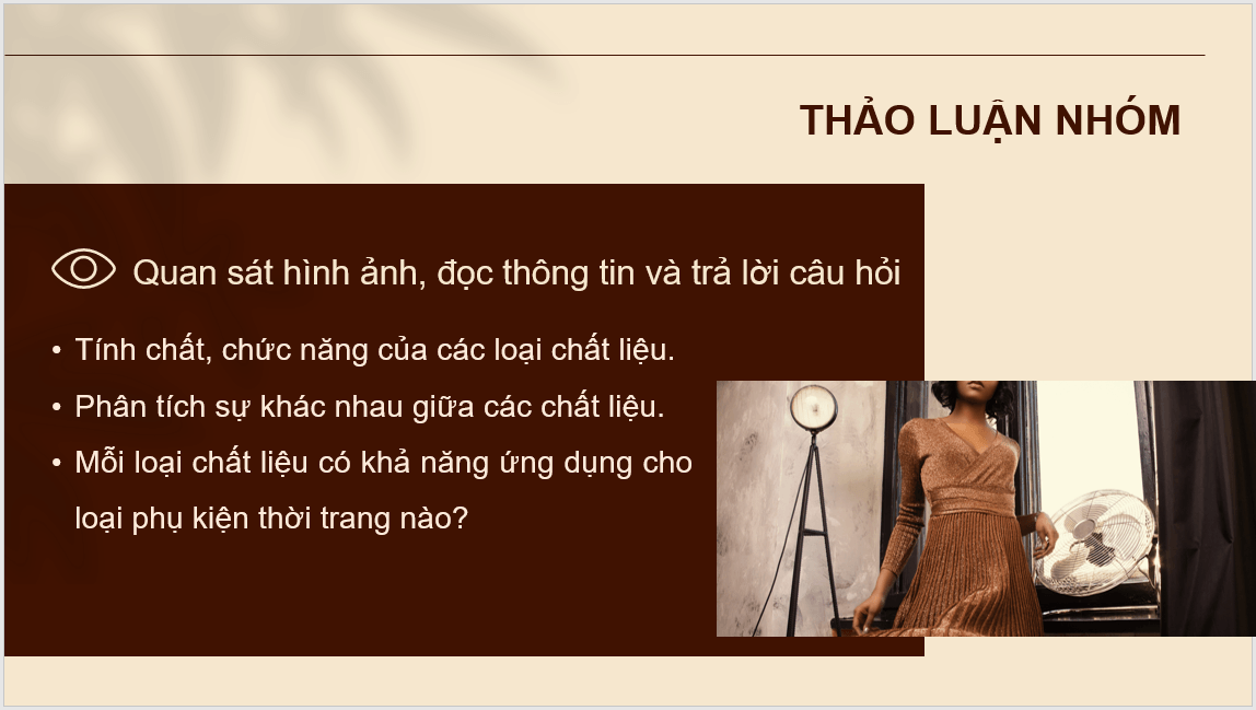 Giáo án điện tử Mĩ thuật 11 Kết nối tri thức Bài 2: Thiết kế mẫu phụ kiện thời trang bằng các chất liệu khác nhau | PPT Mĩ thuật 11