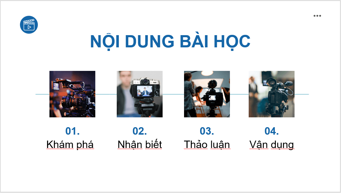 Giáo án điện tử Mĩ thuật 11 Kết nối tri thức Bài 2: Thiết kế video clip theo chủ đề | PPT Mĩ thuật 11