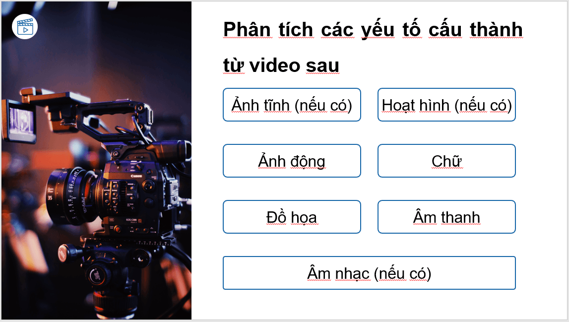 Giáo án điện tử Mĩ thuật 11 Kết nối tri thức Bài 2: Thiết kế video clip theo chủ đề | PPT Mĩ thuật 11