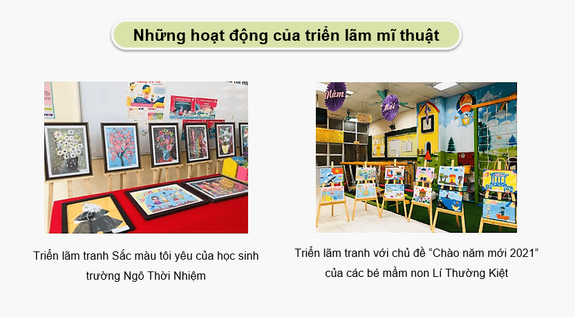 Giáo án điện tử Mĩ thuật 12 Kết nối tri thức Bài 1: Khái quát về hoạt động triển lãm mĩ thuật | PPT Mĩ thuật 12