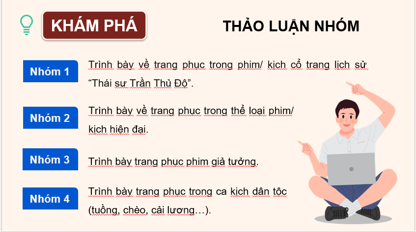 Giáo án điện tử Mĩ thuật 12 Kết nối tri thức Bài 1: Khái quát về thiết kế trang phục nghệ thuật | PPT Mĩ thuật 12
