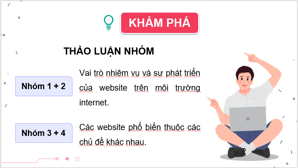 Giáo án điện tử Mĩ thuật 12 Kết nối tri thức Bài 2: Thiết kế mĩ thuật giao diện website | PPT Mĩ thuật 12