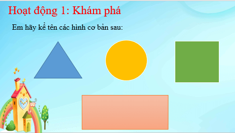 Giáo án điện tử Mĩ thuật lớp 2 Kết nối tri thức Chủ đề 3: Sự kết hợp của các hình cơ bản | PPT Mĩ thuật 2