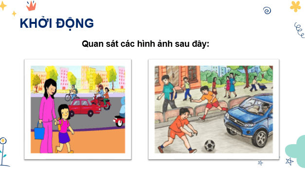 Giáo án điện tử Mĩ thuật lớp 3 Kết nối tri thức Chủ đề 10: An toàn giao thông | PPT Mĩ thuật 3