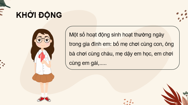 Giáo án điện tử Mĩ thuật lớp 3 Kết nối tri thức Chủ đề 9: Sinh hoạt trong gia đình | PPT Mĩ thuật 3