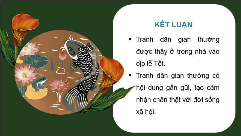 Giáo án điện tử Mĩ thuật lớp 4 Kết nối tri thức Chủ đề 2: Một số dạng không gian trong tranh dân gian Việt Nam | PPT Mĩ thuật 4