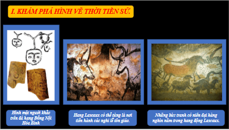 Giáo án điện tử Mĩ thuật 6 Chân trời sáng tạo Bài 1: Những hình vẽ trong hang động | PPT Mĩ thuật 6