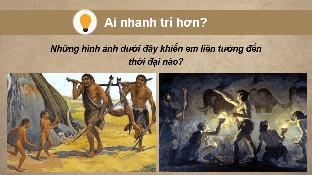 Giáo án điện tử Mĩ thuật 6 Kết nối tri thức Bài 7: Mĩ thuật thế giới thời kì tiền sử | PPT Mĩ thuật 6