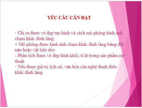 Giáo án điện tử Mĩ thuật 7 Chân trời sáng tạo Bài 13: Chạm khắc đình làng | PPT Mĩ thuật 7