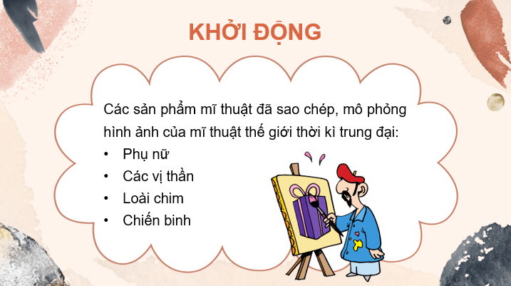 Giáo án điện tử Mĩ thuật 7 Kết nối tri thức Bài 2: Mĩ thuật ứng dụng thời kì trung đại | PPT Mĩ thuật 7