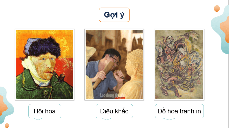 Giáo án điện tử Mĩ thuật 8 Kết nối tri thức Bài 15: Nghành nghề liên quan đến mĩ thuật tạo hình | PPT Mĩ thuật 8