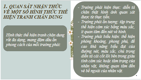 Giáo án điện tử Mĩ thuật 8 Chân trời sáng tạo Bài 3: Tranh chân dung theo trường phái Biểu hiện | PPT Mĩ thuật 8