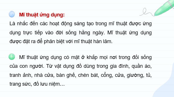 Giáo án điện tử Mĩ thuật 9 Kết nối tri thức Bài 15: Ngành, nghề liên quan đến mĩ thuật ứng dụng | PPT Mĩ thuật 9