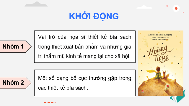 Giáo án điện tử Mĩ thuật 9 Kết nối tri thức Bài 5: Thiết kế bìa sách | PPT Mĩ thuật 9