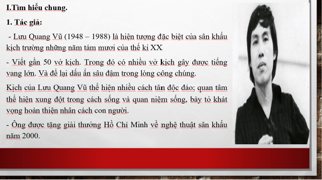 Giáo án điện tử Chuyên đề Văn 10 Phần 1: Tìm hiểu về sân khấu hóa tác phẩm văn học | Chuyên đề PPT Văn 10 Kết nối tri thức