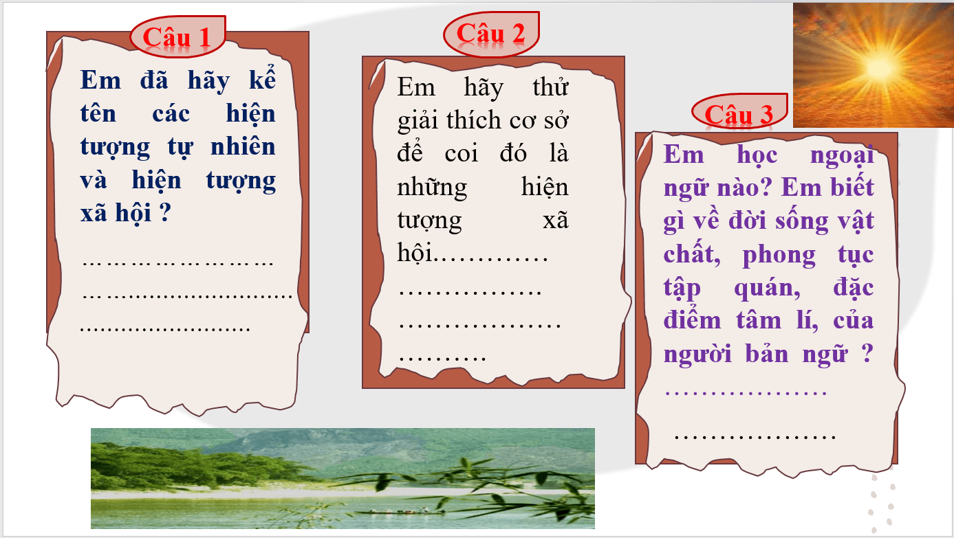 Giáo án điện tử Chuyên đề Văn 11 Phần 1: Bản chất xã hội - văn hóa của ngôn ngữ | Chuyên đề PPT Văn 11 Kết nối tri thức