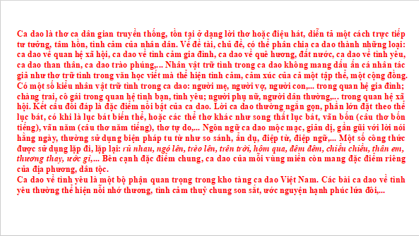 Giáo án điện tử bài Hôm qua tát nước đầu đình | PPT Văn 11 Cánh diều