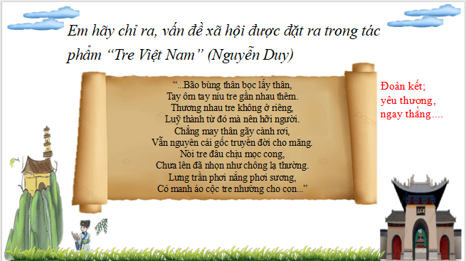 Giáo án điện tử bài Viết văn bản nghị luận về một vấn đề xã hội trong tác phẩm văn học | PPT Văn 11 Chân trời sáng tạo