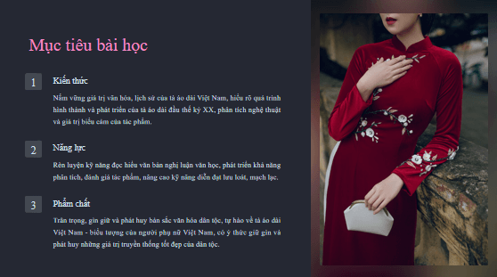 Giáo án điện tử bài Áo dài đầu thế kỉ XX | PPT Văn 12 Chân trời sáng tạo