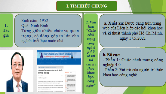 Giáo án điện tử bài Cách mạng công nghiệp 4.0 và vai trò của trí thức khoa học - công nghệ | PPT Văn 12 Cánh diều
