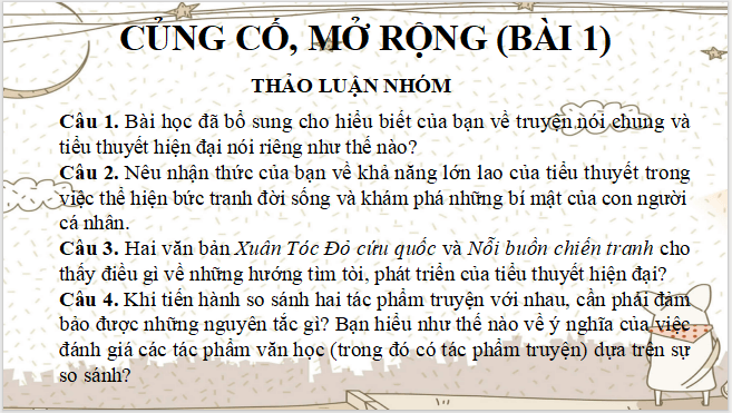 Giáo án điện tử bài Củng cố, mở rộng trang 36 | PPT Văn 12 Kết nối tri thức