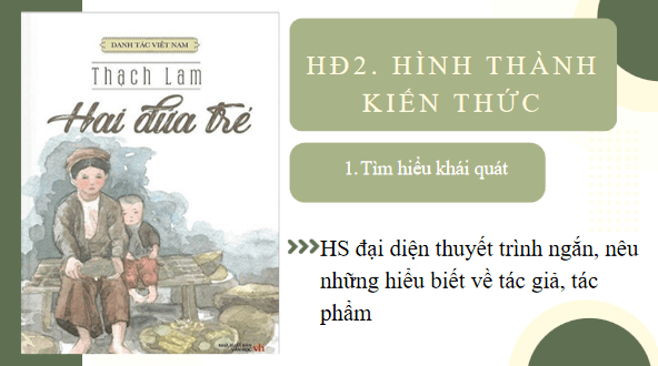 Giáo án điện tử bài Hai đứa trẻ | PPT Văn 12 Chân trời sáng tạo