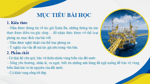 Giáo án điện tử bài Khúc tráng ca nhà giàn | PPT Văn 12 Cánh diều