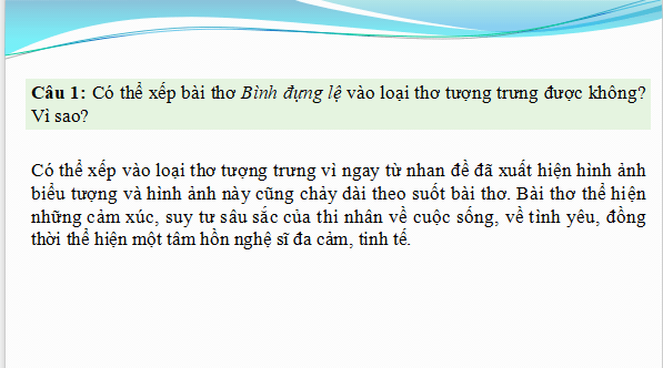 Giáo án điện tử bài Luyện tập và vận dụng | PPT Văn 12 Kết nối tri thức