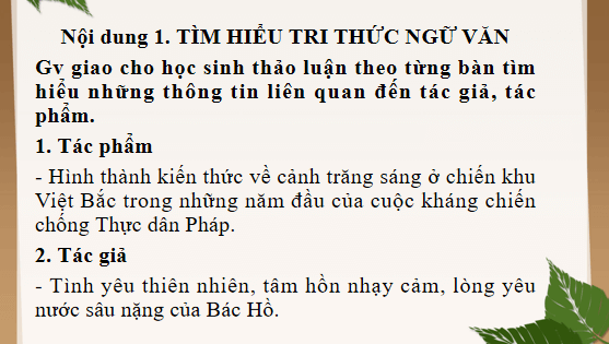 Giáo án điện tử bài Nguyên tiêu | PPT Văn 12 Chân trời sáng tạo
