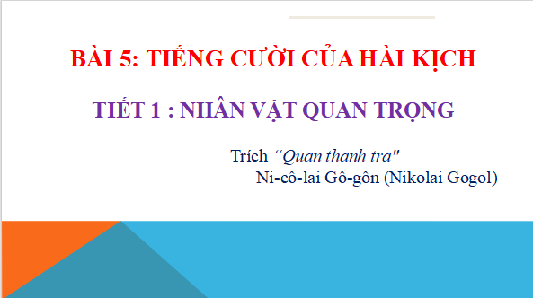 Giáo án điện tử bài Nhân vật quan trọng | PPT Văn 12 Kết nối tri thức