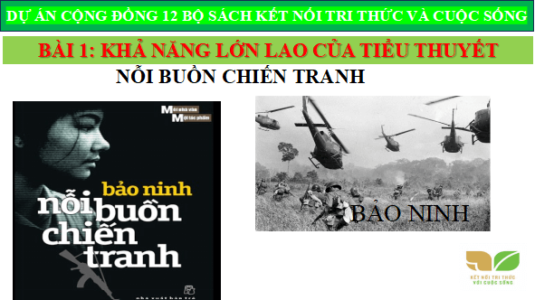 Giáo án điện tử bài Nỗi buồn chiến tranh | PPT Văn 12 Kết nối tri thức