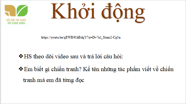 Giáo án điện tử bài Nỗi buồn chiến tranh | PPT Văn 12 Kết nối tri thức